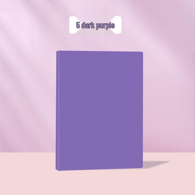 Gradient Color A4 Document Binder and Storage Book, Large Capacity, Student Test Paper Organizer, Xiaohongshu Style.
