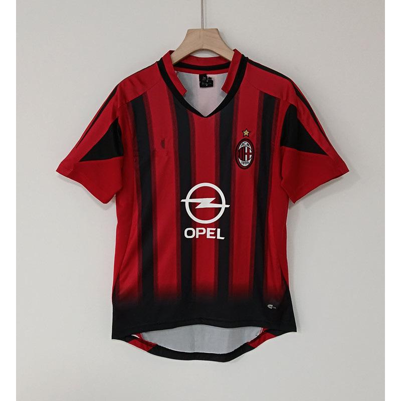 AC retro tricou clasic nostalgic replică tricou de fotbal Kaka Maldini cu mânecă scurtă top uniformă de antrenament