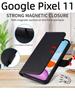 For Google Pixel 11 / Pro / Pro XL Case Diamond Pattern Card Slot Soft Silicone External Leather Support Function Flip Cover Attraction Closure