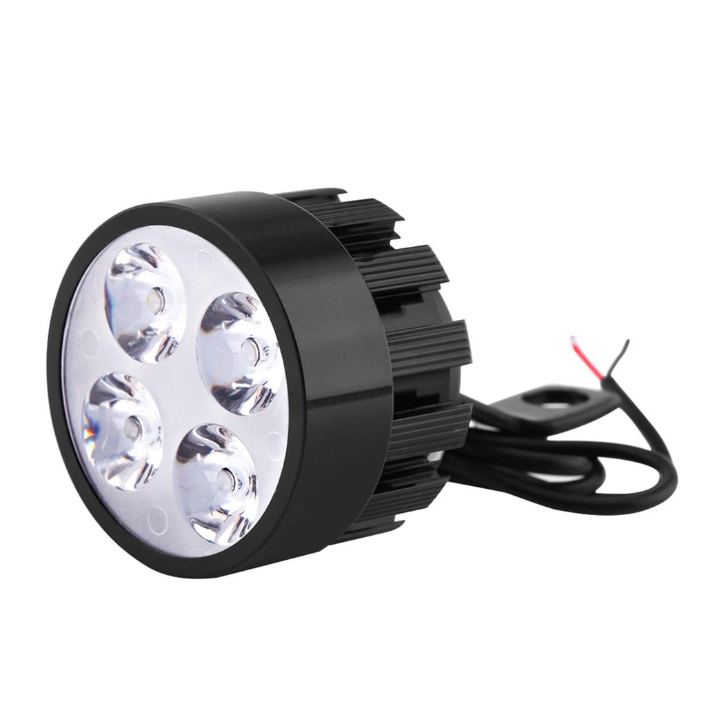 1 Par Universell Motorsykkel Hovedlys LED Kjøre Tåke Spot Hovedlys Spotlys Lampe