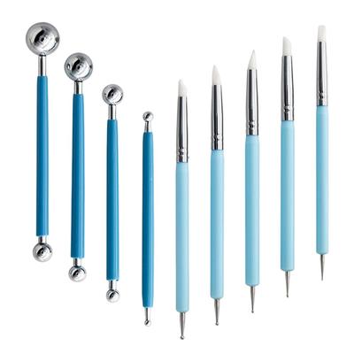 LOYELEY Arcilla para Esculpir Punteado Arcilla Cerámica 18 Arcilla Arcilla Redonda para Manualidades Redonda Silicona Punteado Uñas Arcilla Arcilla Herramientas para Esculpir Arcilla, Herramientas, Herramientas,