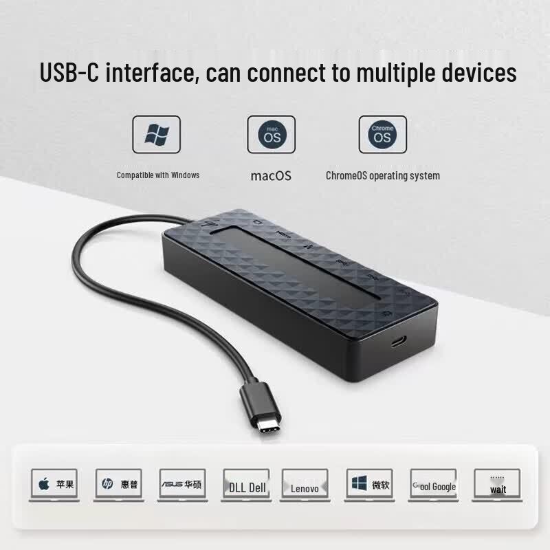 HP Type-C 7-in-1 USB 3.0 Docking Station with 4K HDMI & Gigabit Ethernet