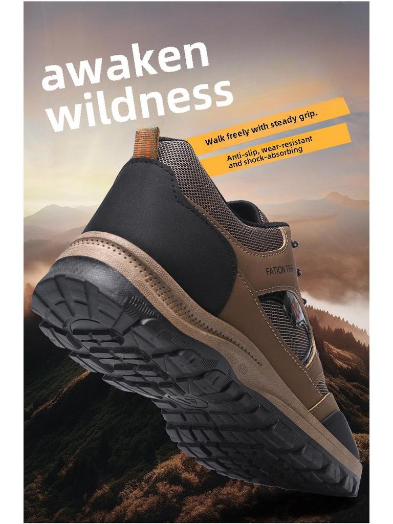 Men's Spring Outdoor Hiking & Casual Sports Shoes - Comfortable & Versatile
