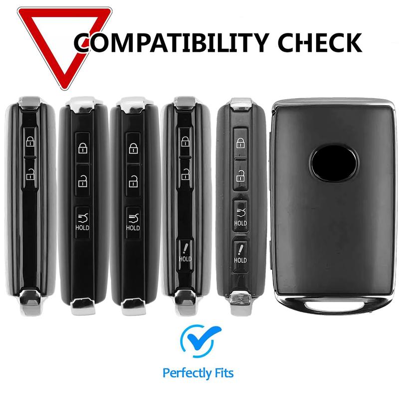 For Mazda 3 6 CX3 CX5 CX9 CX30 Miata CX50 - 3-Key Button Carbon Fiber Key Case Cover Shell Holder Protective Accessories