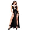Halloween Nun Costume Women Adult Cosplay Outfit Sexy Stage Performance Dress Set