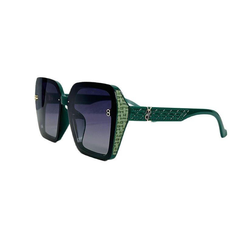 Personalized Mesh Old Temple Sl Sunglasses Men'S And Women'S Trend Glasses Polarized Retro Large Frame Sunglasses