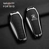 2022 BYD Song and Han Key Case: Thousand Mountains Green Car Key Bag with Metal Shell and Buckle.