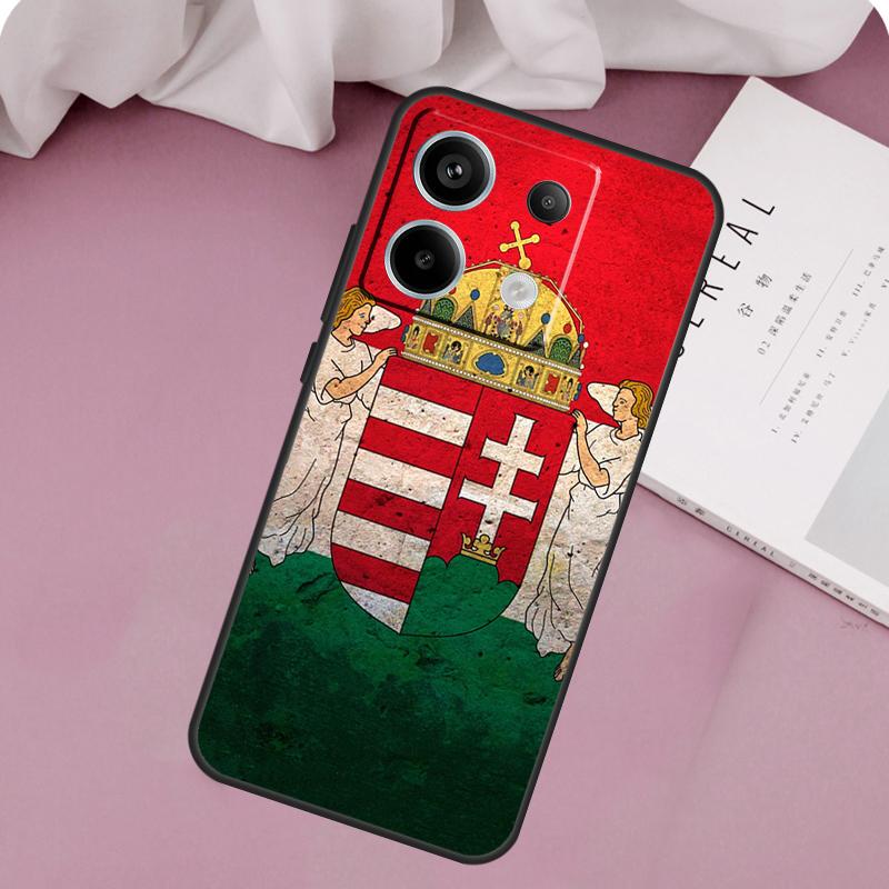 Hungary Flag Case For Xiaomi Redmi Note 13 14 12 11 10 9 15 Pro Plus Redmi 15 14C 10C 12C 13C 15C Cover