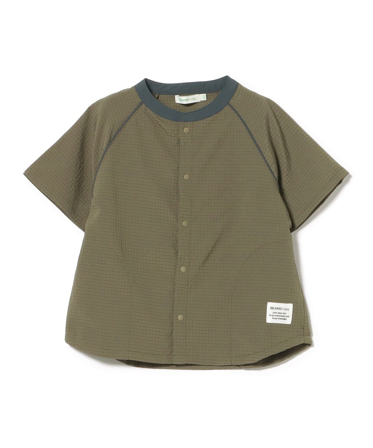 

BEAMS mini Kids Water & Land Shirt 2026SS Quick Dry Summer Japan 100 Size(OLIVE)