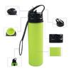Leakproofs Silicone Foldable Water Bottles Light weights Folding Water Bottles