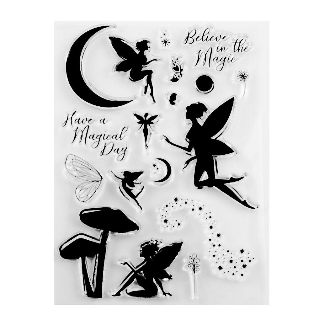 Buy Clear Stamps Fairy Transparent Seal for DIY Scrapbooking Photo Card ...