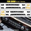 Car Dashboard Air Conditioner AC Button Heater Switch Cover For BMW 5/6/7 Series 5GT F10 F11 F18 F06 F12 F01 F02