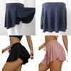 Eleganti Gonne Sportive da Tennis Athletic da Donna Pieghettate con Pantaloncini Integrati per il Comfort