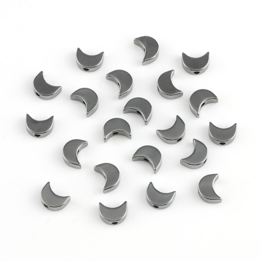 10pcs Copper Beads Charms Cross Heart Star Moon Beads Plated Crafts Color Retention Beads for Jewelry Making Diy Bracelet Necklace