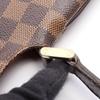 Used LOUIS VUITTON Mustet Salsa Long Strap Shoulder Bag N51300 Damier PVC coated canvas leather Brown Ebene Used Wo