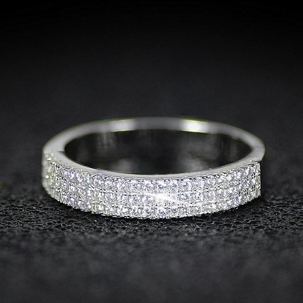 Fashion Women'S Dense Zircon Ring, Daily Versatile Ring Accessories