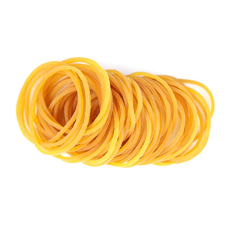 High Tensile Durable Yellow Cowhide Rubber Bands - Industrial & High-Temperature Resistant