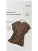 New Style Slim Round Neck Solid Color Niche Tops with Bat Sleeves