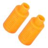Plastic Pneumatic Muffler   Line   Control Exhaust Silencer Compressor Fitting Orange