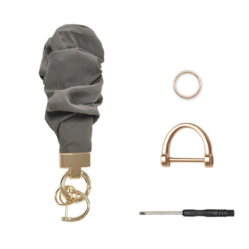 1Pc Car Key Ins Style Hair Band Fashion Pendant Wrist Strap Ladies' Key Chain Acrylic