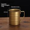 1Pc Stainless Steel Outdoor Camping Cup Portable Retro Beer Mug with Handle Coffee Cup Picnic Drinkware Gifts for Men