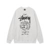 Unisex Oversized Cotton Crewneck Sweatshirt With Letter Dice Print Fall Youth Streetwear