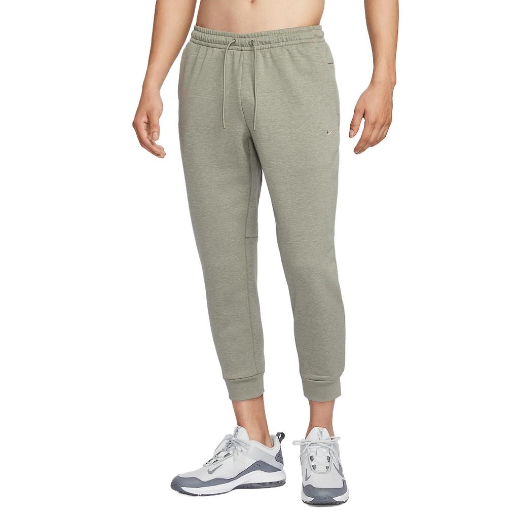 Nike Primary Dri-Fit Fleece Solid Color Simple Drawstring Nine-Point Tapered Sports Pants Men bottoms Light-Army-Green FZ0976-320