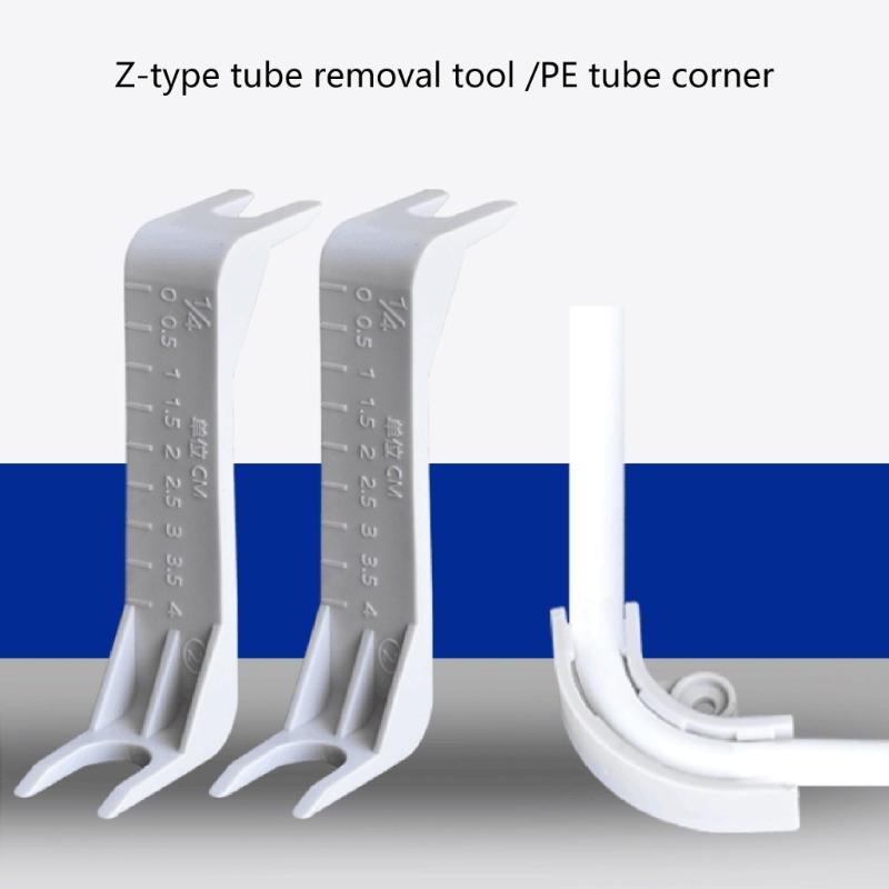 Z Shape Corner Tube Adapter for 2 and 3inch Pipes for Home Water Filtrations Systems and DIY Projects
