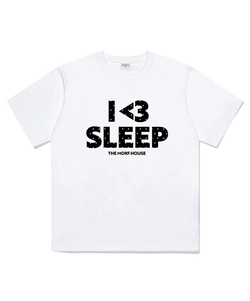 Deomopeuhauseu I Love Slip Oversized Short Sleeve T-Shirt Melange Gray