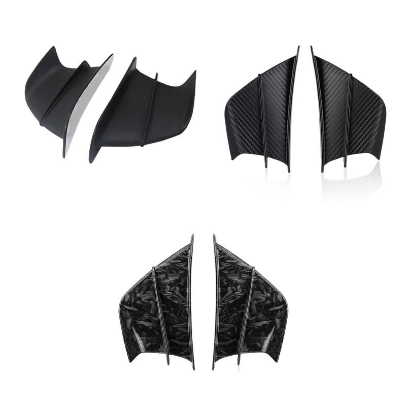2x Motorbikes Front Side Air Wind Wing Replace Motorcycle Fairing Winglets