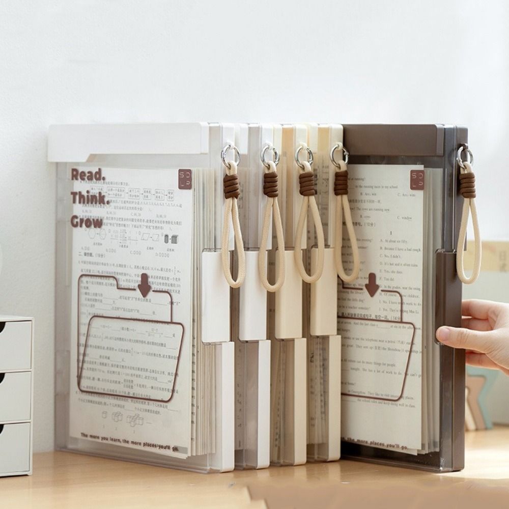 Thickened Document Holder Large Capacity File Storage Box File Organizer for Office