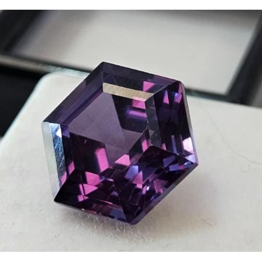 Alexandrite Color Change Shape Natural 9-10 Ct Hexagon Cut Beautiful Gemstone