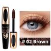 5D Silk Fibe Mascara Lengthening 5 Colors Lash Eyelash Extension Eye Lashes Brush Αδιάβροχο μακιγιάζ ομορφιάς