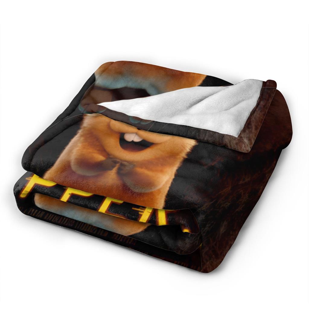 Cute Hoppers Movie Velvet Throw blankets blanket for Sofa Travel Super Soft Bedspread,