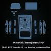 For 22-25 BYD Yuan PLUS car interior gear shift center console screen dashboard transparent TPU anti-scratch protective film