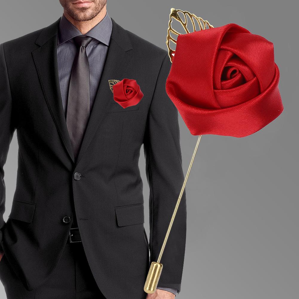 8Pcs Fashionable Handmade Brooch Lady Men Corsage Jewelry for Bridal Wedding Prop Decoration