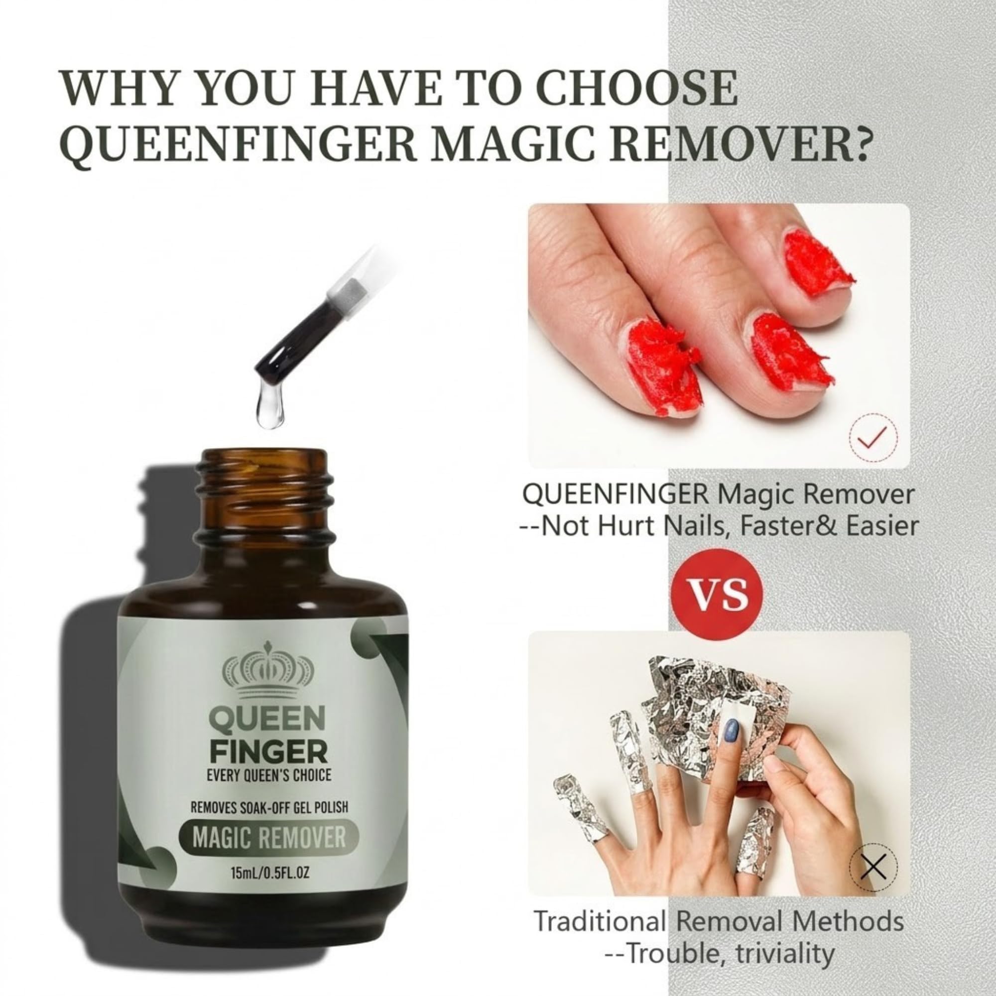 INOG Magic Gel Polish Remover, Soak-Off