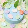 DIY For Jewelry Making 5pcs 21*27mm Beads Tulip Flower Handmade Bracelet Necklace Acrylic Handcrafted Geometry Beads Loose Spacer