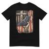 American Usa Flag Christian Cross Patriotic (On Back) Tshirt