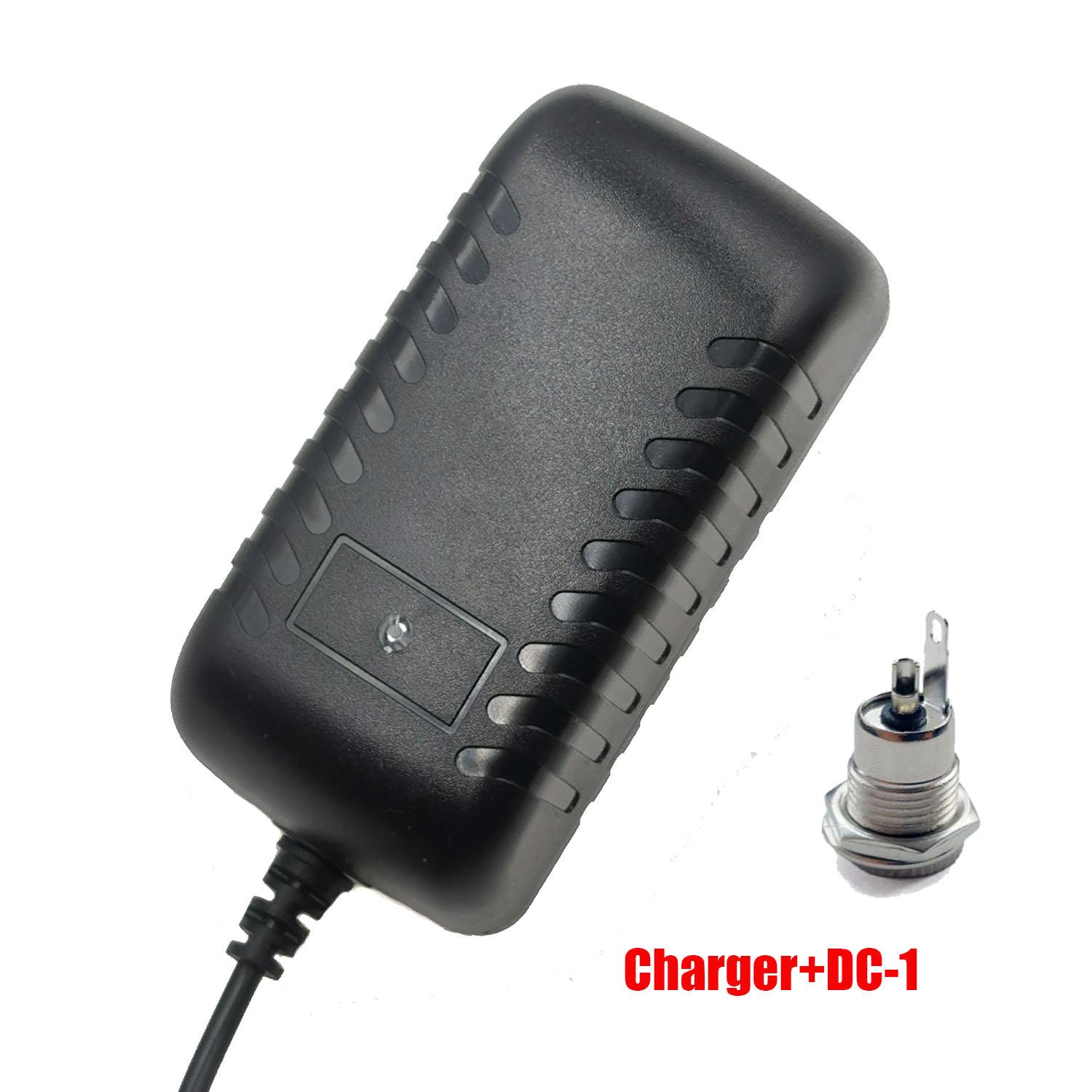 

16.8V 2A Li-ion battery charger for 14.4v 14.8v battery 4S 18650 battery pack connector DC5525 US