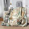Guitar Blanket Soft Warm Cozy Perfect for Sofa Office Office Chair for All Occasions Modern Unique Gift for Family and Friends Camping