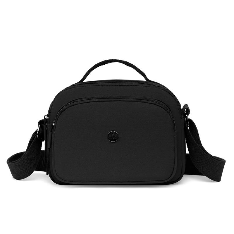 

Женская сумка кроссбоди, сумка через плечо, большая вместимость, нейлоновая сумка чёрный