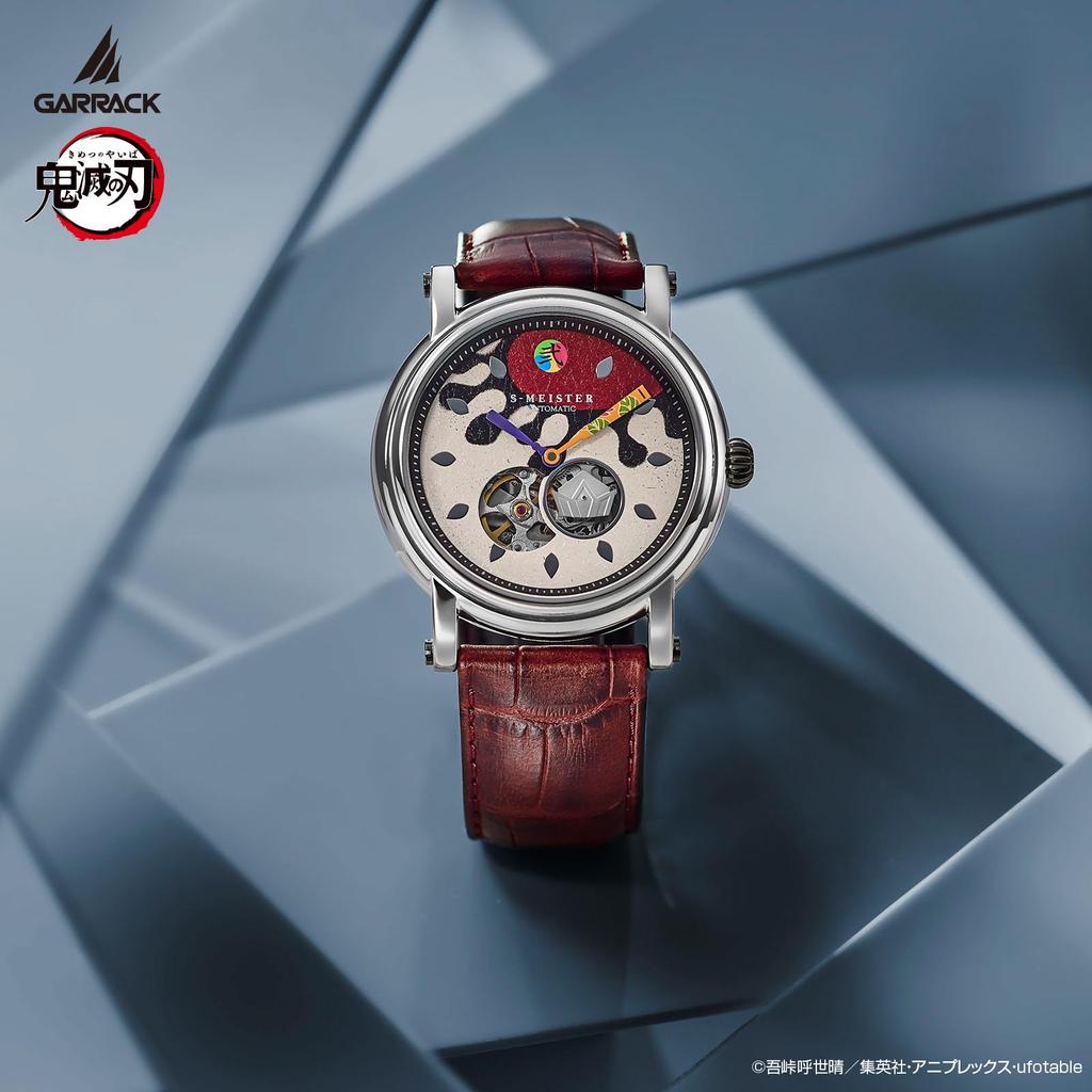 GARRACK Demon Slayer Collaboration Watch Doma Model Automatic 5 ATM Water Resistant Mineral Glass Multicolor Dial Men SMS-42-KY-J2D