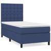 3142055 vidaXL Divan Bed with Mattress Blue 80x200 Cm Fabric