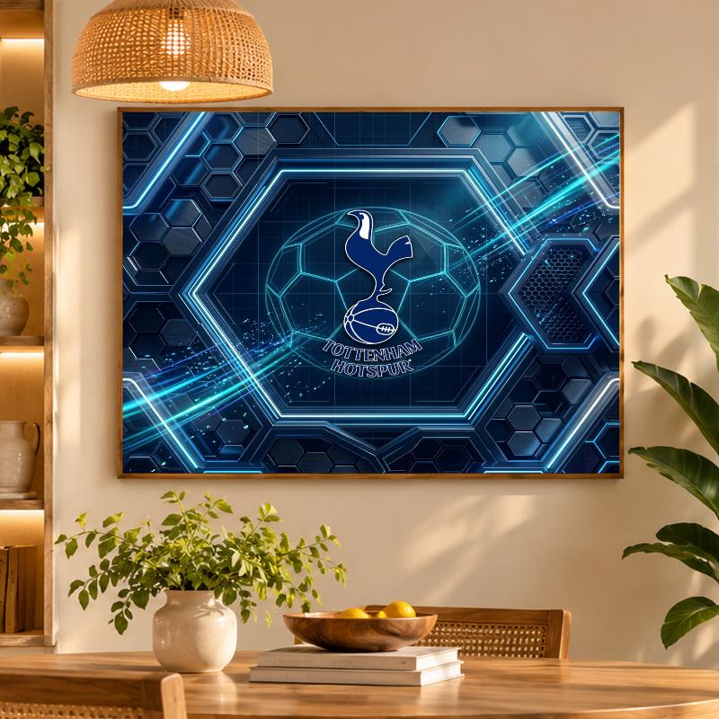 5D Diamond Painting Tottenham Hotspur DIY Full Drill Diamond Art Kit Home Decoration