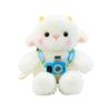 Plush Stuffed Animal Lamb Toy Soft Fluffy Sheep Doll with Decorative Skirt and Pendant Suitable for Home Decoration and Gift Giving