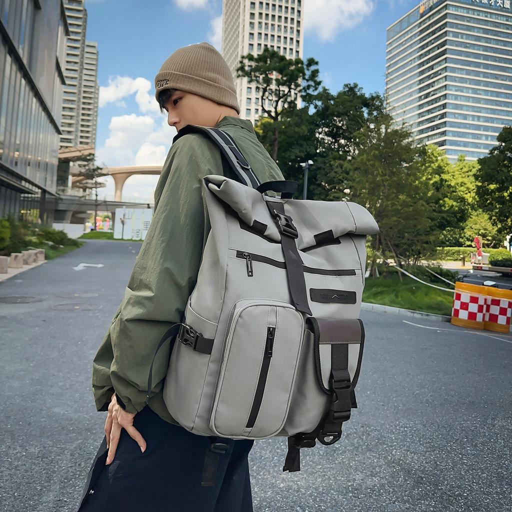 Schoolbag trendy cool backpack men's high quality widened large capacity travel backpack outdoor mountaineering sports backpack women