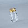 1Pc 30Ml Small Glass Bottle With Lid Medicine Bottle Leak-Proof Powder Capsule Bottle Refillable Glass Bottle