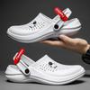 Summer Couple Sandals Large Size Black White Men's Sandals