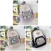 Fresh Sweet Backpack For School With Fabric And Spacious Design